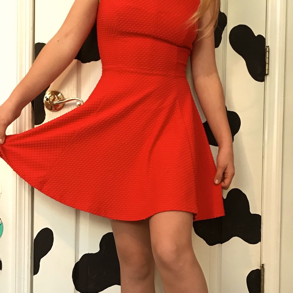 Red dress